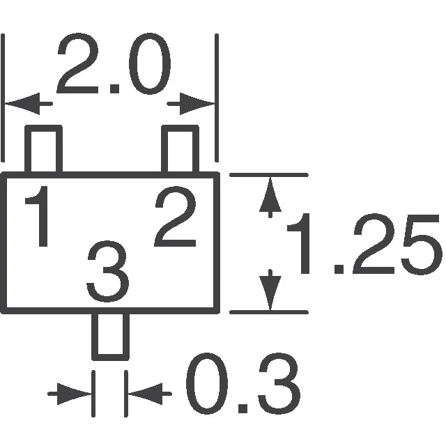 DTC143EUAT106 Rohm Semiconductor  Transistors - Bipolar (BJT) - Single Pre-Biased